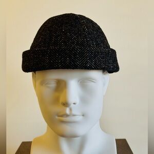 Jos.A.Bank Men’s brown herringbone watch cap, large, new with tags